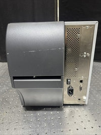 Zebra ZT410 Industrial Label Printer. SN: 18J194800336. Missing Printer Head