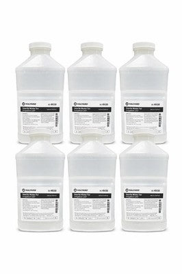 Lot Of 6 Halyard 49150 Sterile Water Irrigation 1000 mL  PVC-Free and DEHP-Free