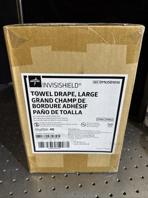 BOX OF 40 MEDLINE Invisishield Towel Drape DYNJSD1010 Large