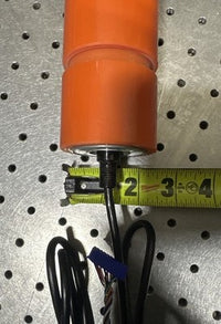 Möller Motorized Conveyor Roller 24VDC Power Roller Orange Polyurethane 17in