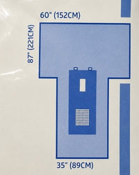 Medline DYNJP5020A Cystoscopy Pack III Sterile W/ Gown And Drape Gown Qty 8