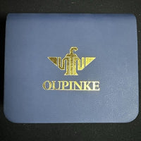 Oupike Men’s Watch Tourbillon Self Winding Gold/Silver Band, Champagne Dial