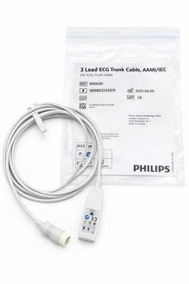 Philips 3 Lead Trunk Cable M1669A Ref 989803145071