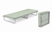 Blaco Heavy Duty Steel Folding Cot Bed w/ Mattress 375lb Emergency Shelter