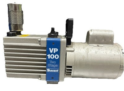 Savant VP100 Two Stage Rotary Vane Vacuum Pump 10 mTorr micron Tested