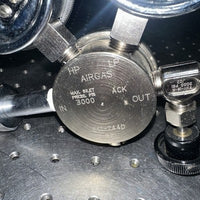 Airgas Stainless Steel Pressure Regulator E11-244D, 3000psi inlet/ack Out