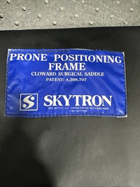 SKYTRON PRONE POSITIONING FRAME CLOWARD SADDLE W/ LEGS