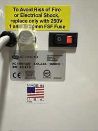 GUS Vapor Control System/Disinfection Soak Station G10VPL w/ Disinfectant Warmer