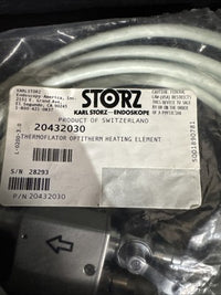 Karl Storz OptiTherm 20432030 Heating Element Cable Insufflation Laparoscopy