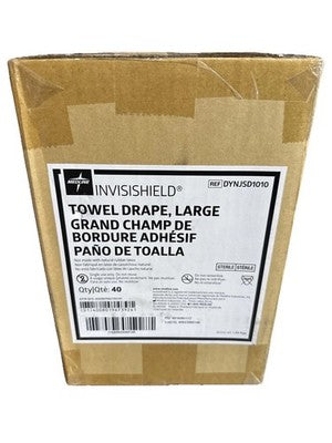 BOX OF 40 MEDLINE Invisishield Towel Drape DYNJSD1010 Large