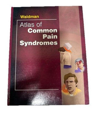 Atlas of Common Pain Syndromes Waldman MD Saunders Hardcover Medical Atlas