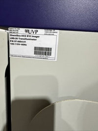 UVP ChemiDoc-It 2 810 Imager LMS-26 Transilluminator 97-0654-01 w/Darkroom
