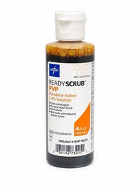 Medline ReadyScrub PVP Povidone-Iodine 7.5% Solution 4oz Lot of 5 MDS093945