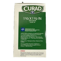Curad Plastic Bandage Square Patch 1.5in x 1.5in 100 Count Lot of 3 Boxes