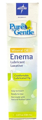 Pure And Gentle Disposable Mineral Oil Enema, 4.5oz