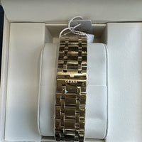Olevs Men’s Luxury Watch, Day Date, Diamond, Gold Band And Face