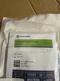 Halyard 51737 6”x94” Adhesive Probe Cover With Gel, Sterile, Case Of 100/ea.
