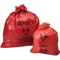 Biohazard Medical Action 108MP Waste Bags 25X34X1.2 Mil Case/250 Bags