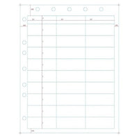 Medline Centurion Patient Chart Label LSL286 Secondary Sheet Laser 1000 (4@250)