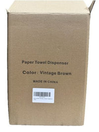 Paper Towel Dispenser Vintage Brown Cozee Bay Countertop Napkin Holder