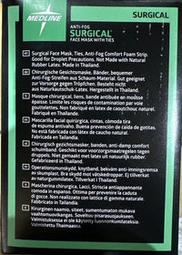 Medline Anti-Fog Face Masks with Ties Qty 300 Ref NON27378A