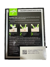 Medline Maxorb II Ag 2x2 Alginate Dressing MSC9922EP 100 Exp 2024 Case Of 100