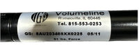 GS Volumeline Gas Spring 8AU20346BXX0225 – 51 lb Force Industrial Gas Strut