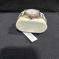OLEVS Woman's Ceramics Band Zircon Case Day Auto Mechanical Wrist Watches White