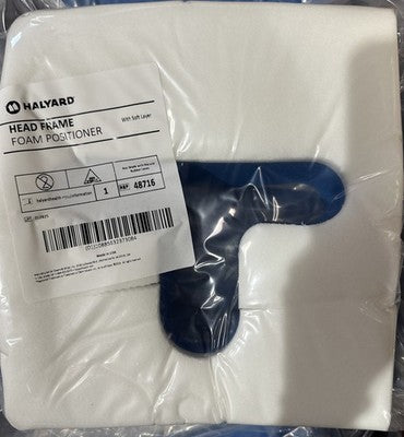 Halyard Head Frame Foam Positioner w/ Soft Layer Case of 12 REF 4871600
