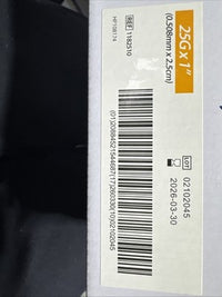 box of 100  Luer Lock Compatible  25G X 1" Inch