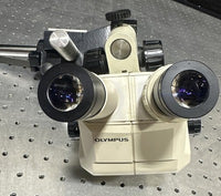 Olympus SZ3060 Stereo Zoom Microscope w/ 0.4X Objective & 20X Eyepieces Boom