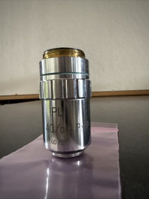 Fisher Scientific MP-OP040PC Microscope Objective Lens PL 40/0.65 PHP 160/0.17