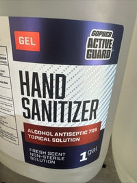 Instant Hand Sanitizer Gel - 1 Gallon (Case of 4) 70% Alcohol Antiseptic Topical
