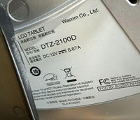 2008 Wacom Cintiq 21UX DTZ 2100D/G 2nd Generation TABLET W/ STAND -W/O PEN