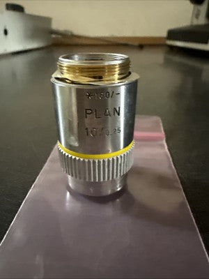 Objective for microscope Leitz PLAN 10/0.25 160/-