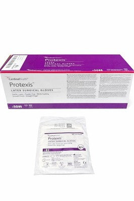 Protexis Latex Nitrile Coating  Gloves Size 6 1/2 Sterile 1 Box of 50 pairs