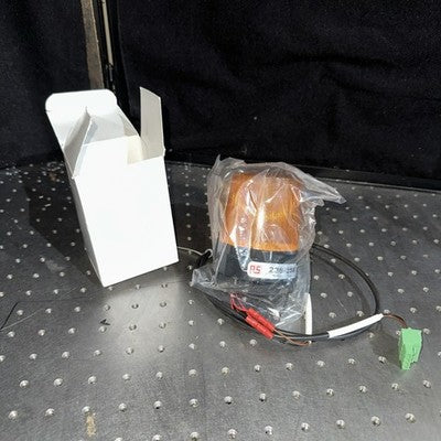 RS PRO Xenon Flashing Beacon Amber Surface Mount