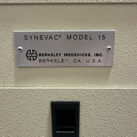 Berkeley Synmed Synevac Model 15 (SV15) Suction System SN 6909