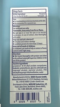 BODE Sterillium Comfort Gel 1000mL 33.8oz Hand Sanitizer 85% Ethyl Exp 07/2027