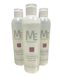 MediChoice Rinse Free Shampoo & Body Bath 8 oz Ref PC9080 Lot of 3