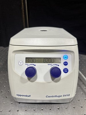 Eppendorf 5418 Benchtop Centrifuge w/FA-45-18-11 Rotor and Lid, WORKING GREAT!