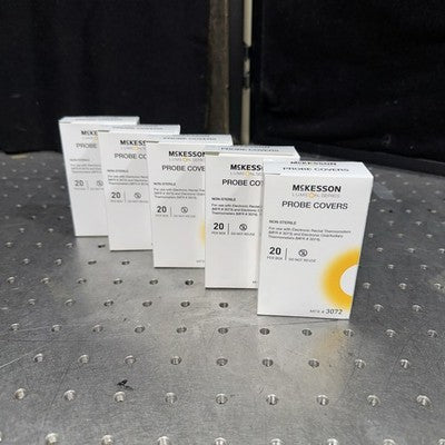 Lot Of 5, 20/box Axillary/Oral/Rectal Thermometer Probe Covers McKesson Lumeon
