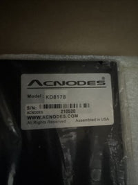 ACNODES KD8178 KD 8178 Rack console with 17" LCD, keyboard and 8 port KVM switch