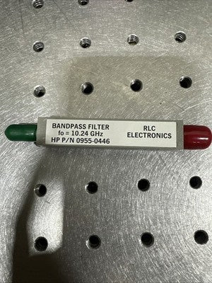RLC Electronics HP 0955-0446 Bandpass Filter FO=10.24GHz