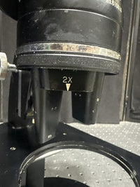 Vintage JONCO Stereo Microscope 2x 4x 8x Inspection Scope w/ Mirror Base