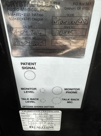 Starkey Audiometer Ansi Hearing Threshold Level CD2