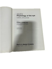 Adler’s Physiology of the Eye Clinical Application Moses 7th Ed 1981 Mosby