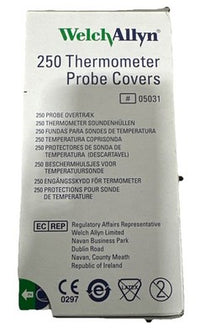 Welch Allyn 05031 Thermometer Probe Covers 250/Box NEW