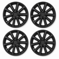 21-23 Tesla Model 3 Wheel Cover Set Gloss Matte Aero Hub Caps 4pc