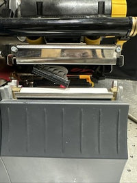 Zebra ZT410 Industrial Label Printer. SN: 18J194800336. Missing Printer Head